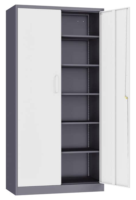 2-door all-steel storage cabinet|metal storage cabinet 72x36x18.